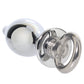 Blueline 2.5 Inch Stainless Steel Tapered Butt Plug