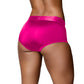 Ouch! Vibrating Pink Strap-on Brief /L