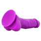Colours 5 Inch Firm Silicone Dildo in Purple