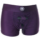 Ouch! Vibrating Purple Strap-on Boxer /S