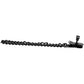 Broad Tip Clamp with Black Link Chain