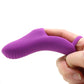Fuzu Silicone Fingertip Massager Vibe in Purple