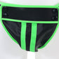 Ouch! Glow In The Dark Striped Pouch Jock Strap /XL