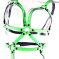 Ouch! Glow In The Dark Full Body Harness in L/XL