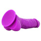 ColourSoft 5 Inch Soft Silicone Dildo in Purple