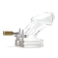 CB-6000 Clear Male Chastity Device in 3.25 Inch