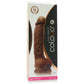 Colours 5 Inch Dual Density Silicone Dildo in Brown
