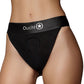 Ouch! Vibrating Strap-on Open Back Panty Harness