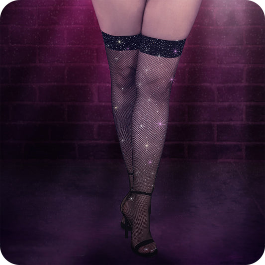 Radiance Thigh High Stockings in OS