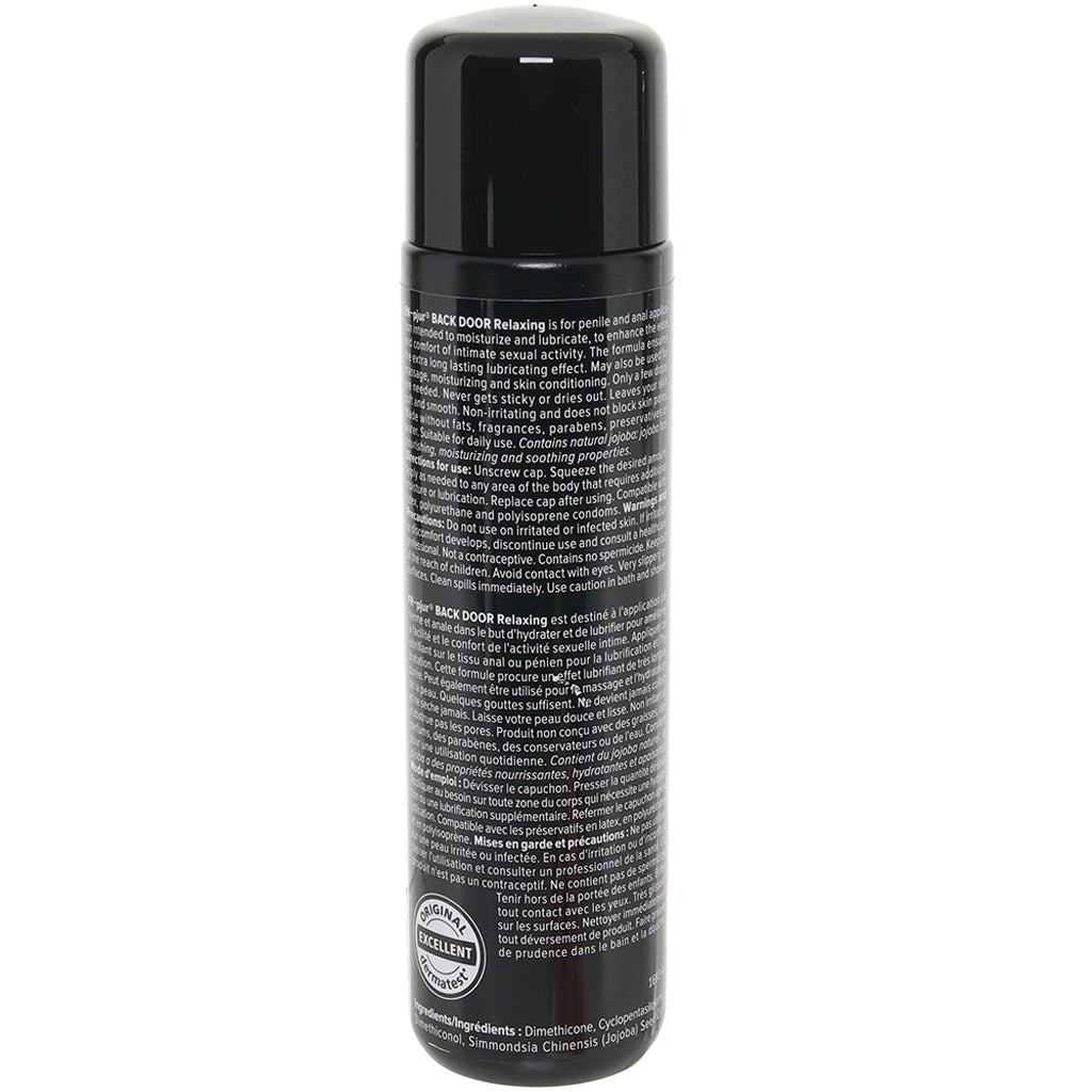 Back Door Silicone Based Anal Lubricant in 3.4oz/100ml PinkCherry Canada Back Door Silicone Based Anal Lubricant in 3.4oz/100ml PinkCherry Canada