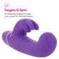 PinkCherry G-Spot Stroker Rabbit Vibe in Purple