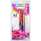 Crystal Jellies 8.5 Inch Cock & Balls Dildo in Rainbow