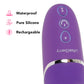 PinkCherry G-Spot Stroker Rabbit Vibe in Purple