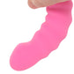 Colours 6 Inch Ribbed Remote Vibe in Pink