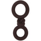 Cooper Liquid Silicone Dual Super Stretch C-Ring in Dark