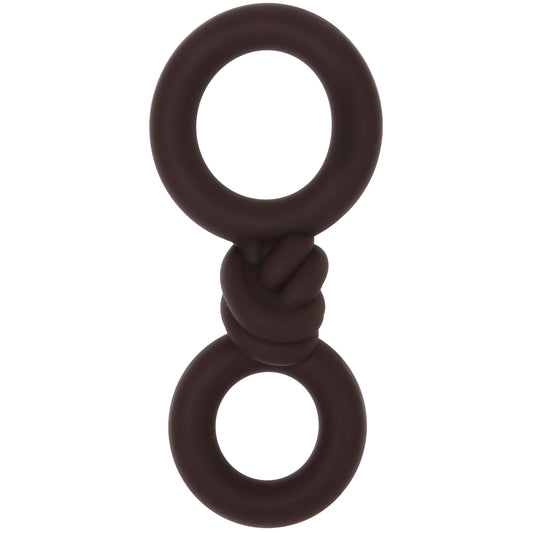Cooper Liquid Silicone Dual Super Stretch C-Ring in Dark