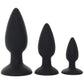 Renegade Triple Strike Silicone Butt Plug Kit