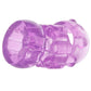 Crystal Jellies Performance Cock Ring Set in Purple