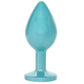 Rear Assets Small Metal Butt Plug in Teal