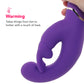 PinkCherry Warming G-Spot Rabbit Vibe in Purple