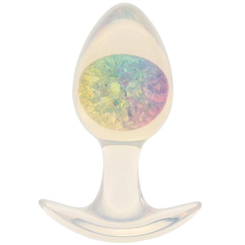 Glams Cosmic Rainbow Butt Plug in Medium