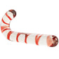 gläs Candy Cane Dream Glass Dildo