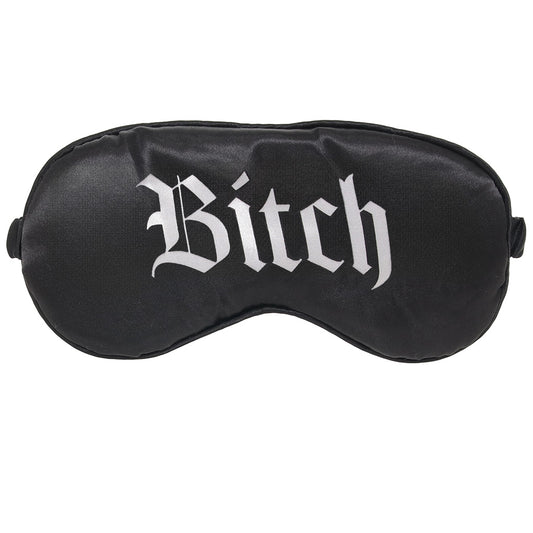 Ouch! Printed Satin Bitch Blindfold