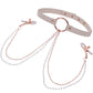 S&M Peaches 'n CreaMe Collar with Nipple Clamps