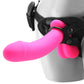 Pegasus Realistic 6.5 Inch Vibrating Strap-On Set in Pink
