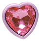 Booty Bling Pink Metal Jewelled Butt Plug in Large