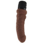 PowerCock 6 Inch Realistic Vibe in Dark Brown