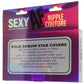 Nipple Couture Gold Sequin Star Covers