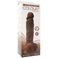 Colours Pleasures 5 Inch Vibe in Dark Brown