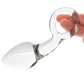 Clarity Utopian Delight Curved Glass Butt Plug