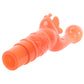 Rechargeable Butterfly Kiss Vibe in Orange