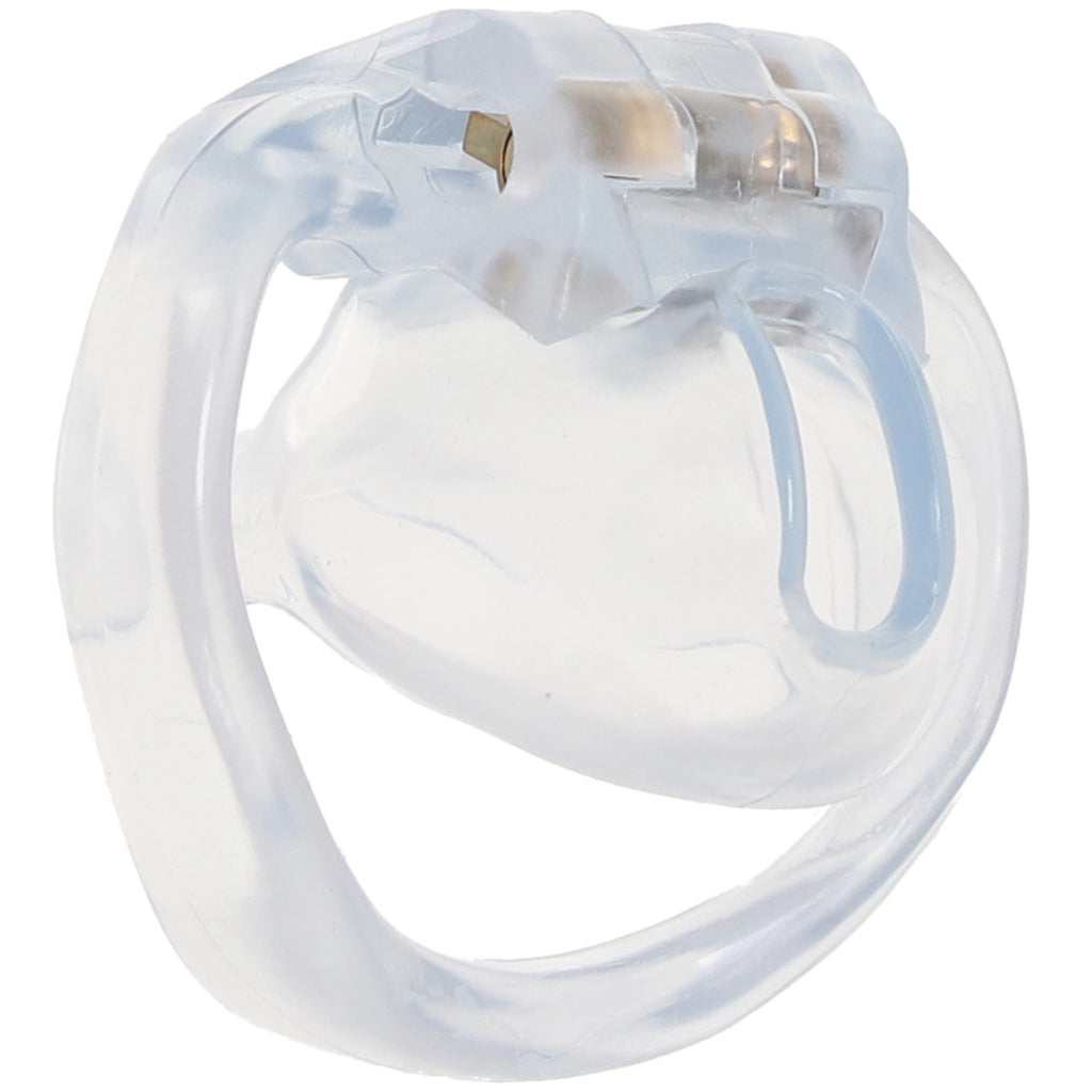 Blueline Small Dick Acrylic Mini Chastity Cage