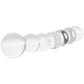Clarity Celestial Orb Beaded Glass Dildo