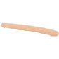 Silicone Studs Bend & Hold 16 Inch Double Dildo in Light