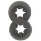 Alpha Liquid Silicone Beaded Crazy 8 Ring