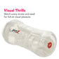 PDX Elite ViewTube Plus See-Thru EZ-Grip Stroker