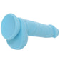 Declan 6.5 Inch Silicone Dildo in Blue