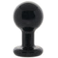 Round Butt Plug Medium in Black