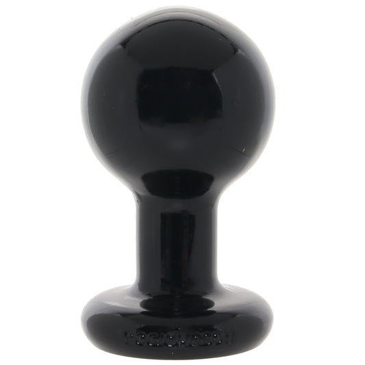 Round Butt Plug Medium in Black