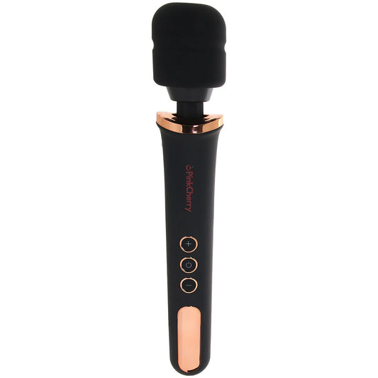 PinkCherry Rechargeable Wand in Black