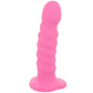 Colours 6 Inch Ribbed Remote Vibe in Pink