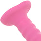 Colours 5 Inch Ribbed Remote Vibe in Pink