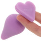 Candy Hearts F**k Me Medium Butt Plug in Purple