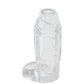 TitanMen 4.5 Inch Cock Sleeve with Ball Strap in Clear