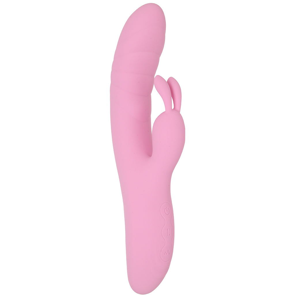 Playboy Rub Me Right Thrusting Rabbit Vibrator