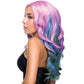 Ariel Curly Wig in Pink & Turquoise